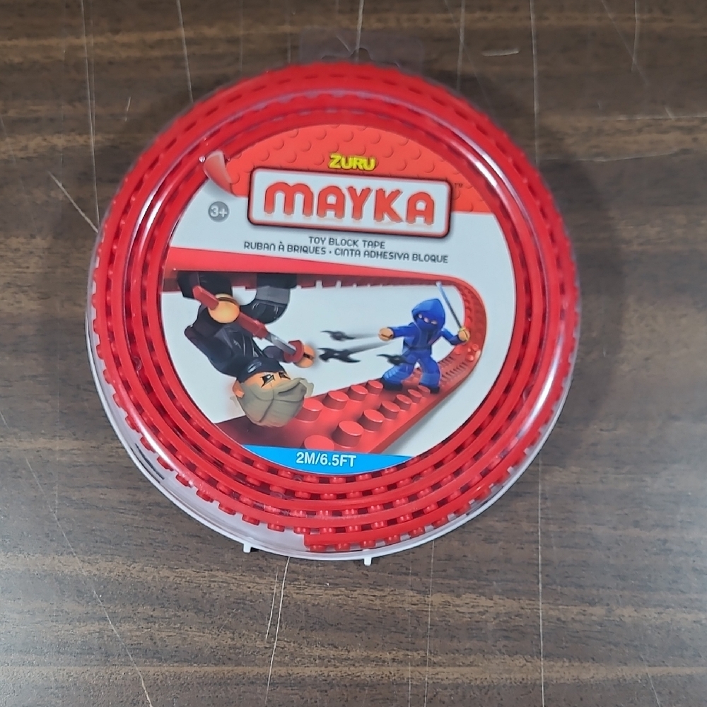 Mayka Red Toy Block Tape